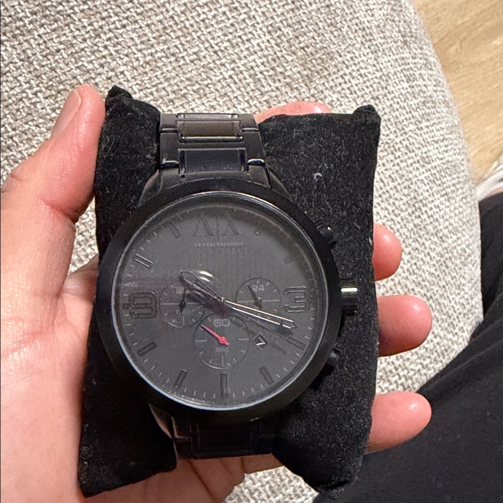 Armani Exchange Dark Gray Chronograph Watch